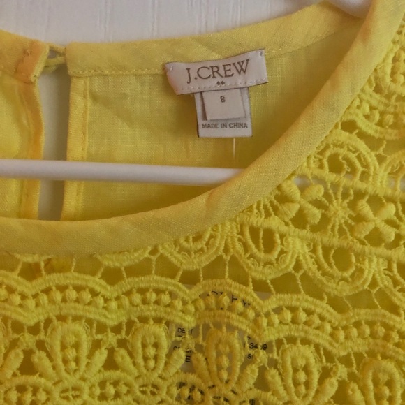 Yellow Linen Top - Picture 2 of 2